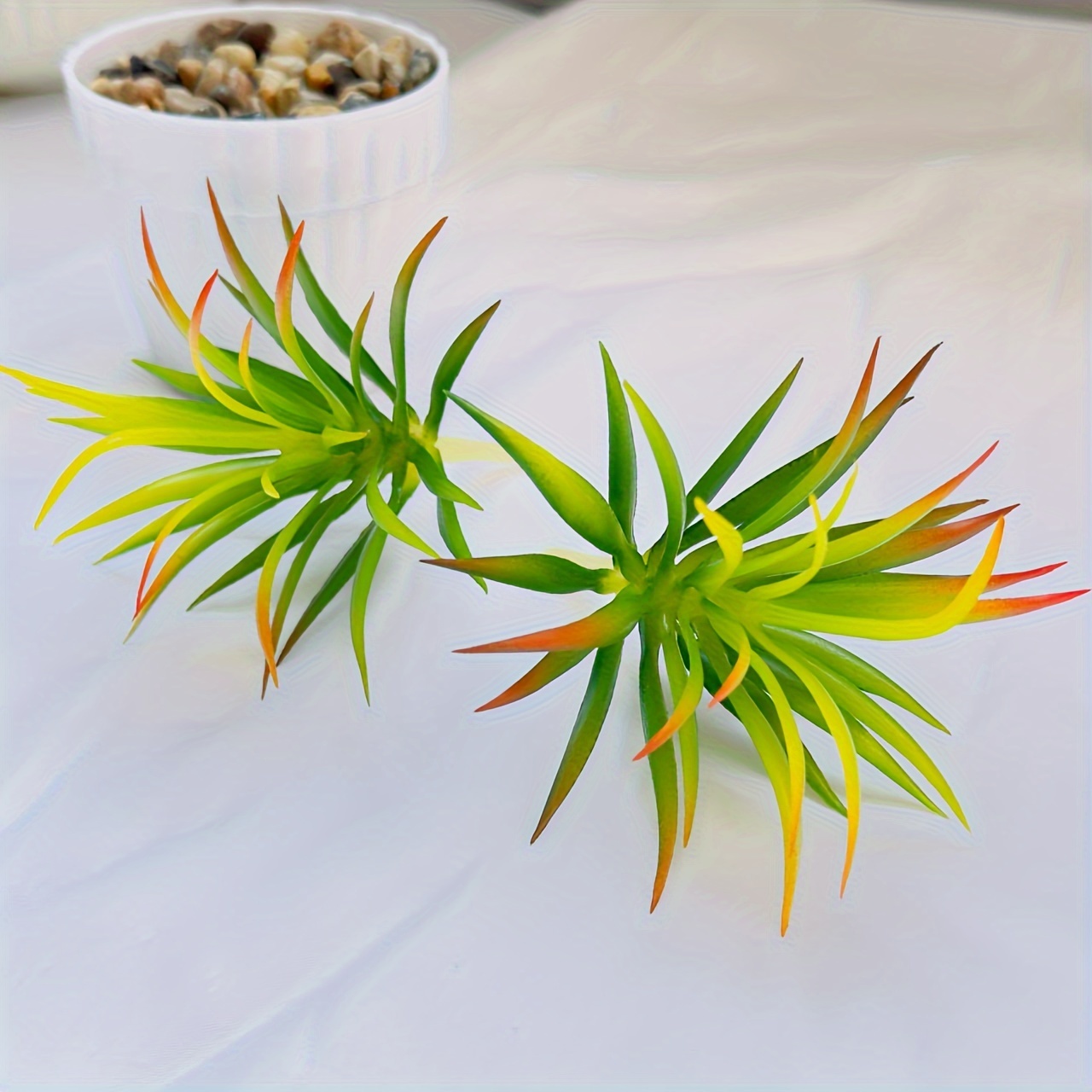 

2pcs A Set Medium Size Mini Grass Simulation Plant Diy Decoration Garden Decoration Plant