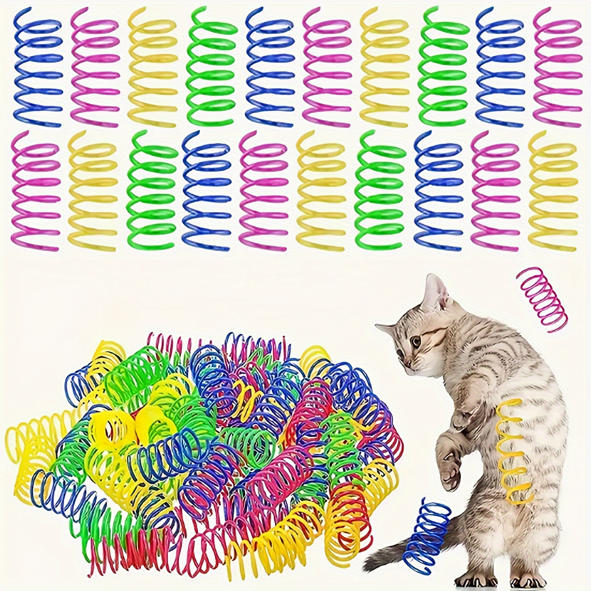 

30- Interactive Cat , Plastic Pet Accessories For Small , No Battery Required