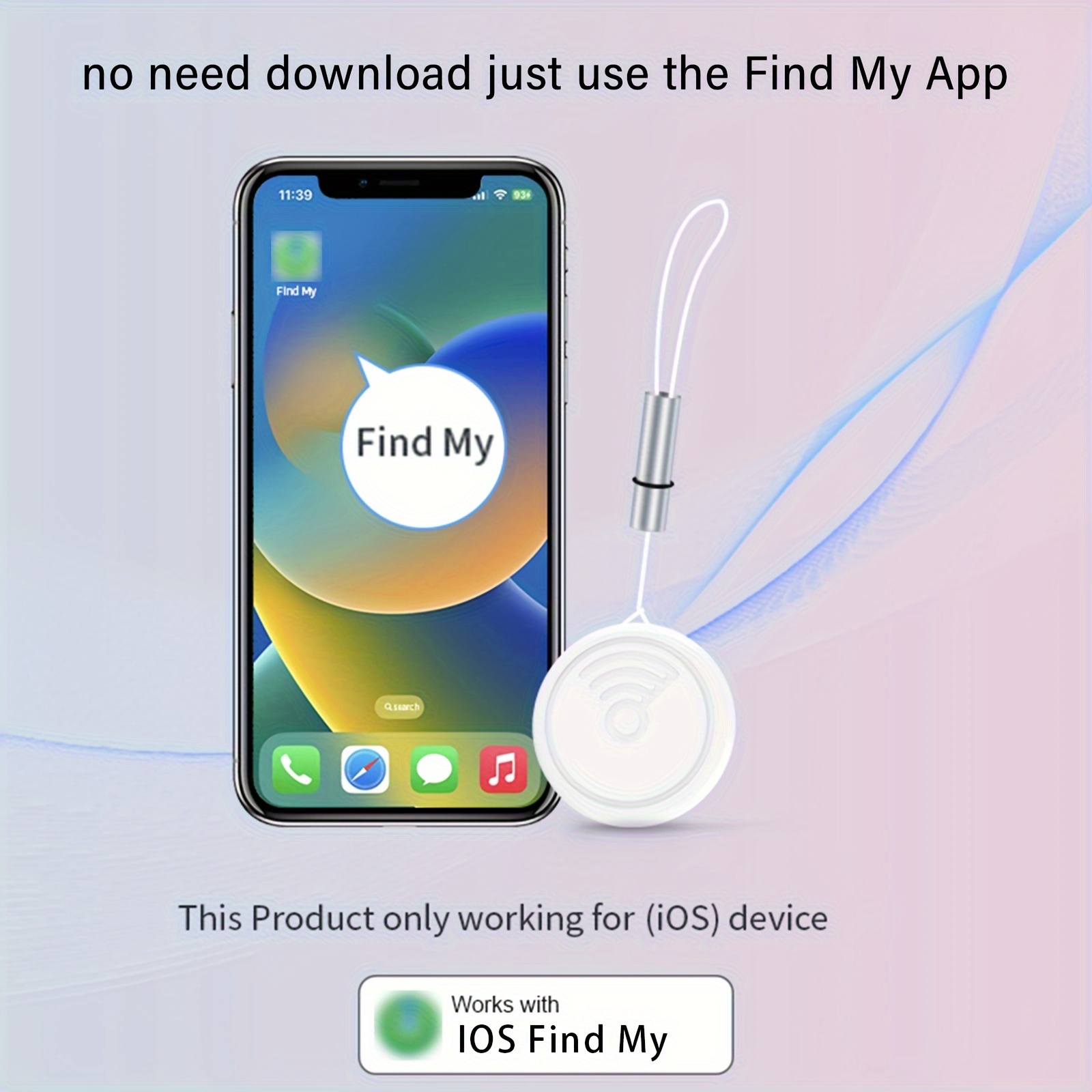 pet and item ios find my app compatible battery powered plastic for pets valuables people details 1