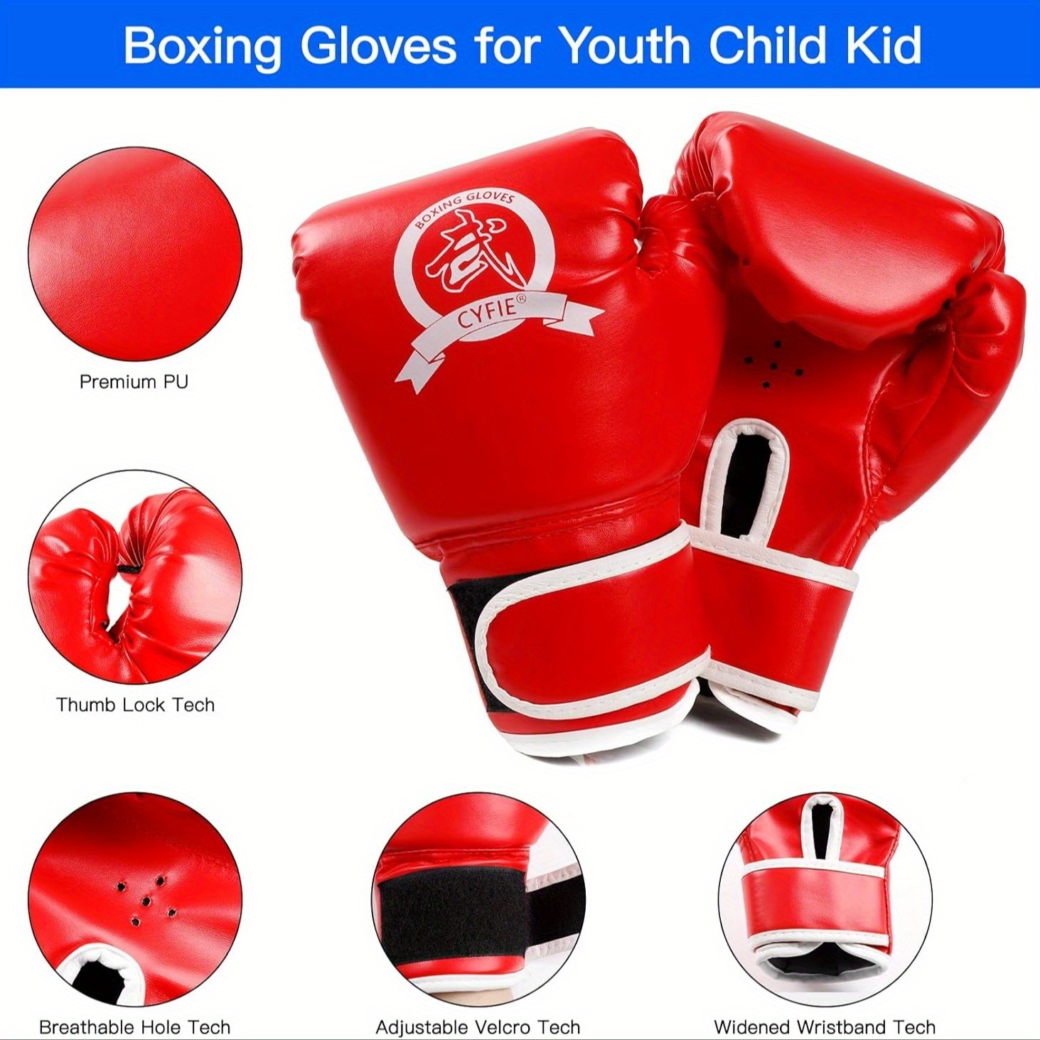2-in-1 Kickboxing Gloves And Punching Mitts Set For Kids - Sports Boxing Gloves And Pads For MMA, Karate, Muay Thai, Taekwondo Boxing Kit