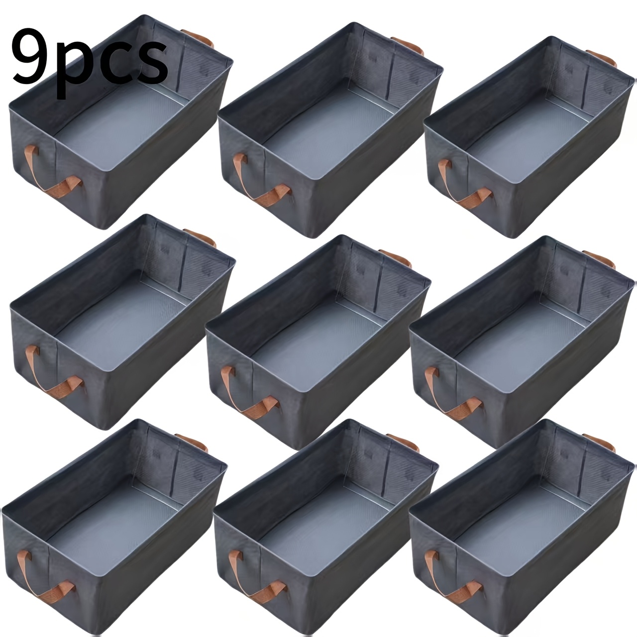9pcs Multifunctional Space Foldable Drawer Wardrobe With Portable Storage Box - Ideal For Home, Dorm And Rv - Suitable For Clothes For, Books, Etc