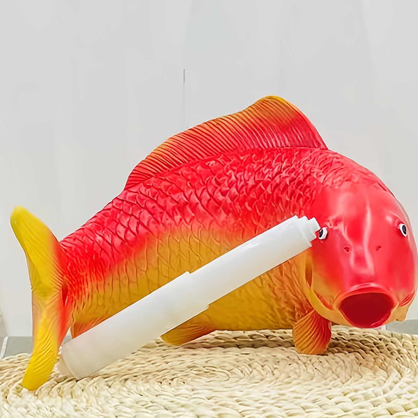 1pc red koi fish tissue holder wall mounted realistic 3d - Temu