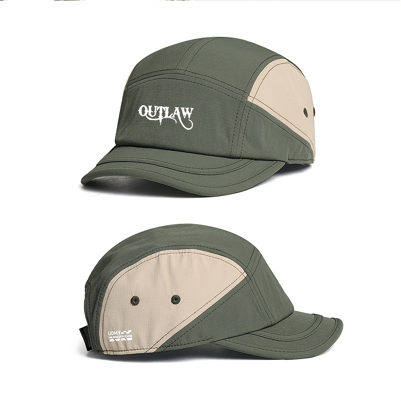 TEMU Japanese With Letter Print - Lightweight Breathable Short-brim Hat Suitable For Hiking, Commuting & Casual Wear, Suitable For Daily Use, For