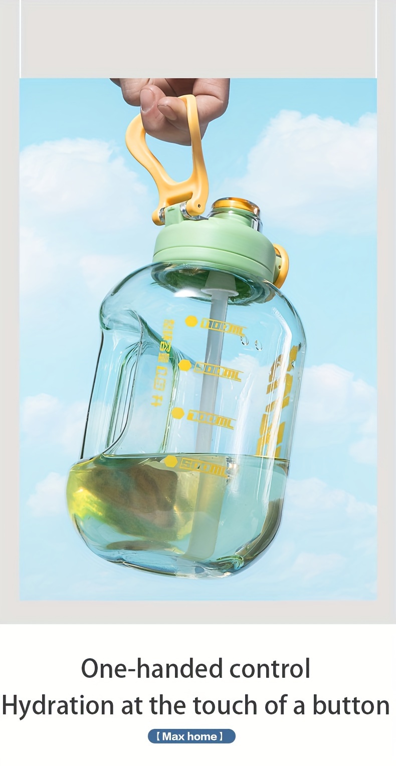 water bottle with straw large capacity summer sports water bottle high temperature resistant water bottle fitness jug details 4