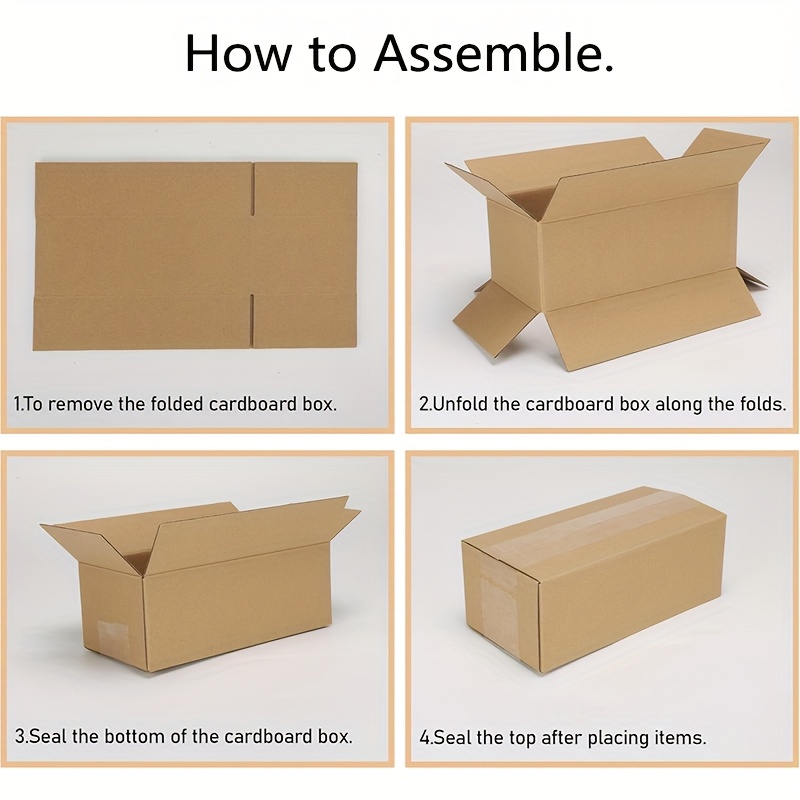 50- 10x8x3 Cardboard Boxes Mailing Packing Shipping Box 32ECT