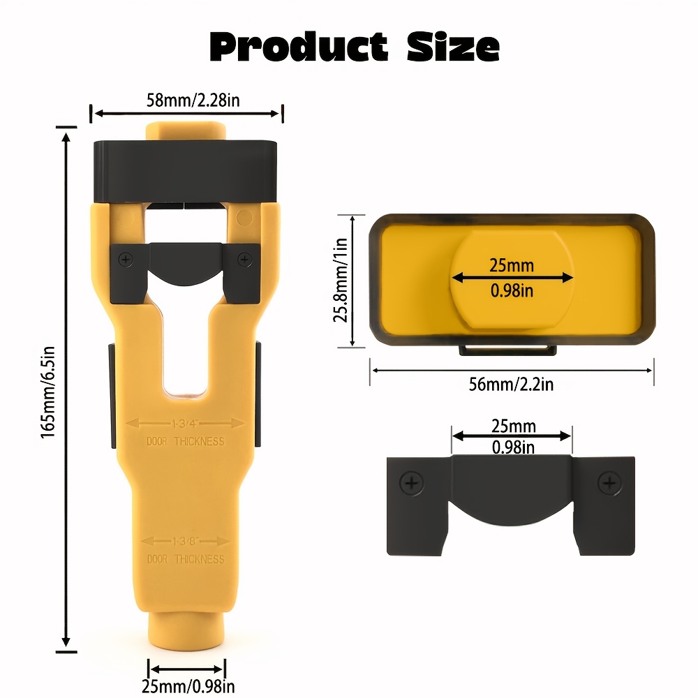 Woodworking Door Latch Lock Installation Grooving Tool