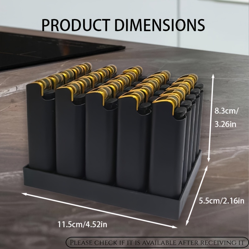 TEMU 25pcs Set Of Lighters, Grinding Wheel Lighters, Portable Butane Lighters, Candle Lighters, Metal Casing, , Precise Ignition, Suitable For