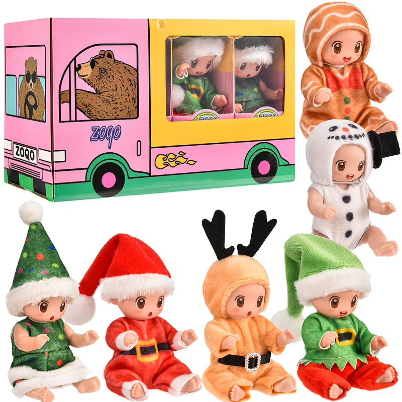 Holiday Toy Girls Toys Christmas 2019 Christmas Themed Mini Dolls