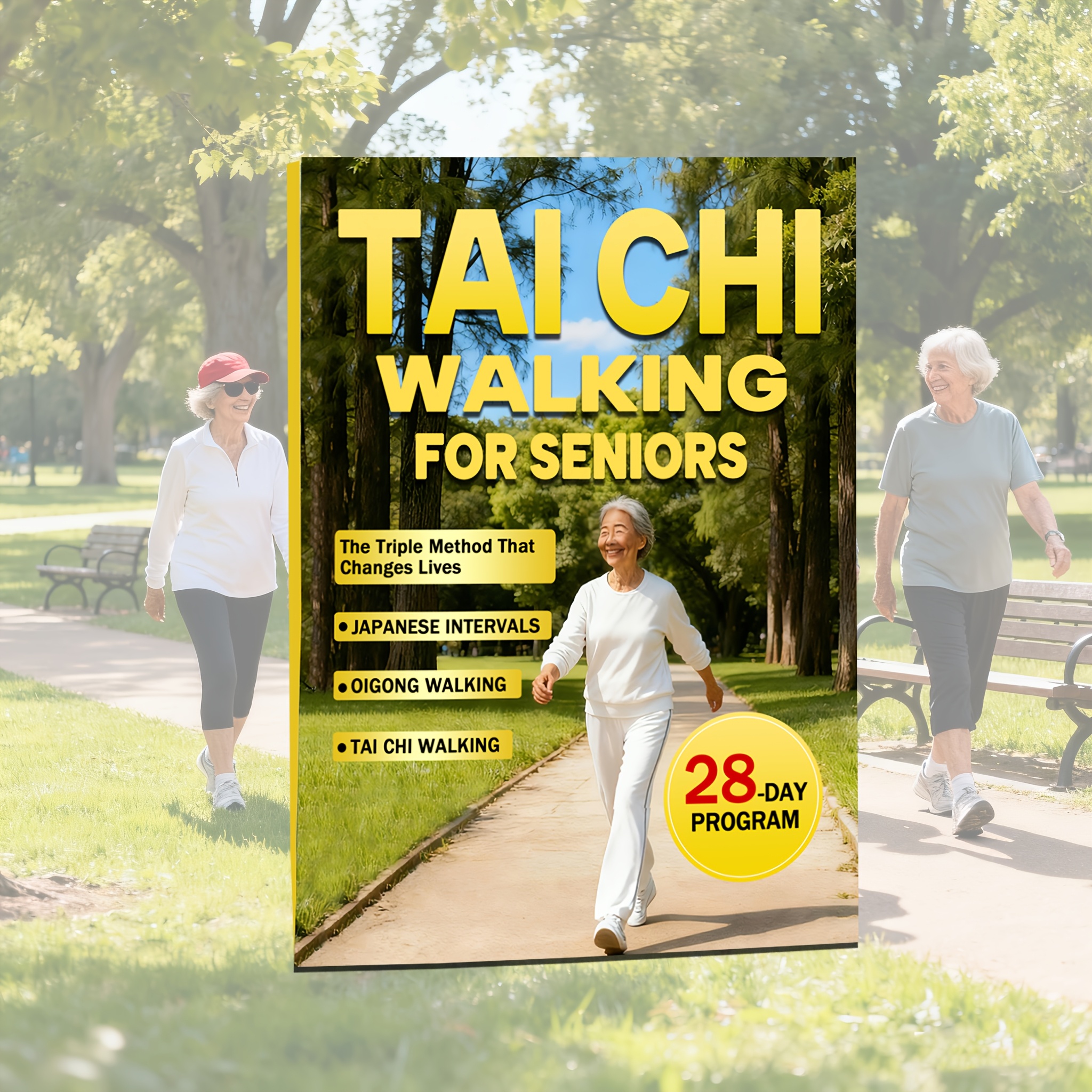 Tai Chi Walking for Seniors: A 28-Day Program to Rediscover the Joy of Walking, Improve Balance and Overcome the Fear of Falling with 10-Min Daily Routines & Step-by-Step Illustrated Exercises