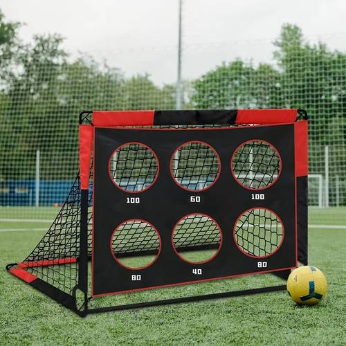 item picture for backyard 4 7 3 5 ft large size up goal net with panel portable soccer training equipment for practice outdoor sports game
