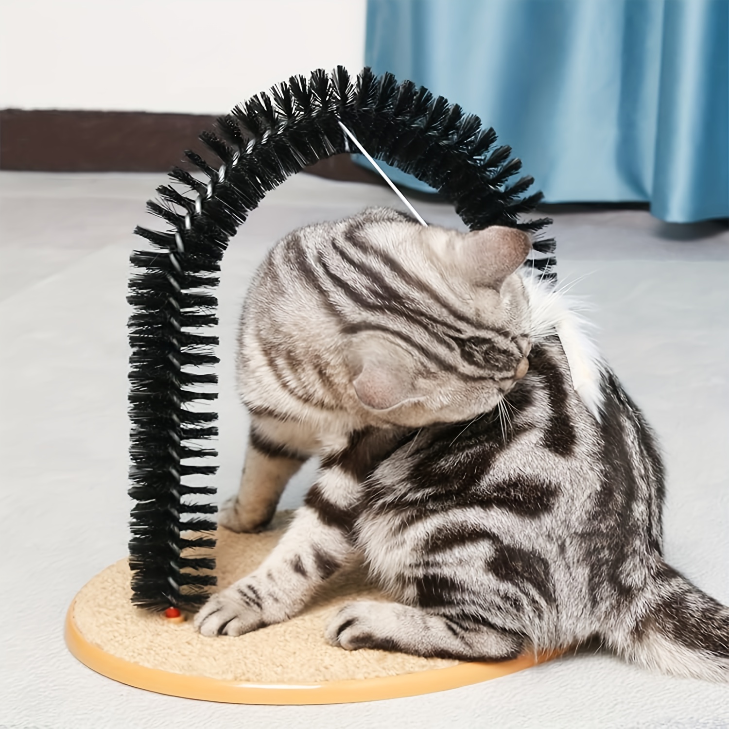 Multifunction Cat Grooming Arch Selfgrooming And Massage Tool With