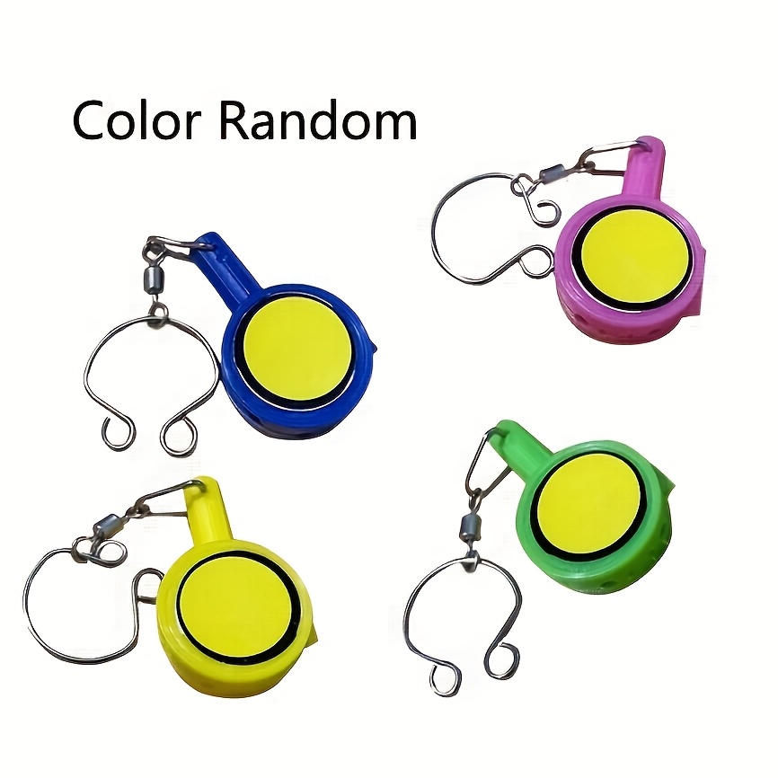 TEMU Lot de 2/6 pièces d'accessoires de pêche, outil d'attache d'hameçon en acier inoxydable de couleur aléatoire - Durable et facile à utiliser pour