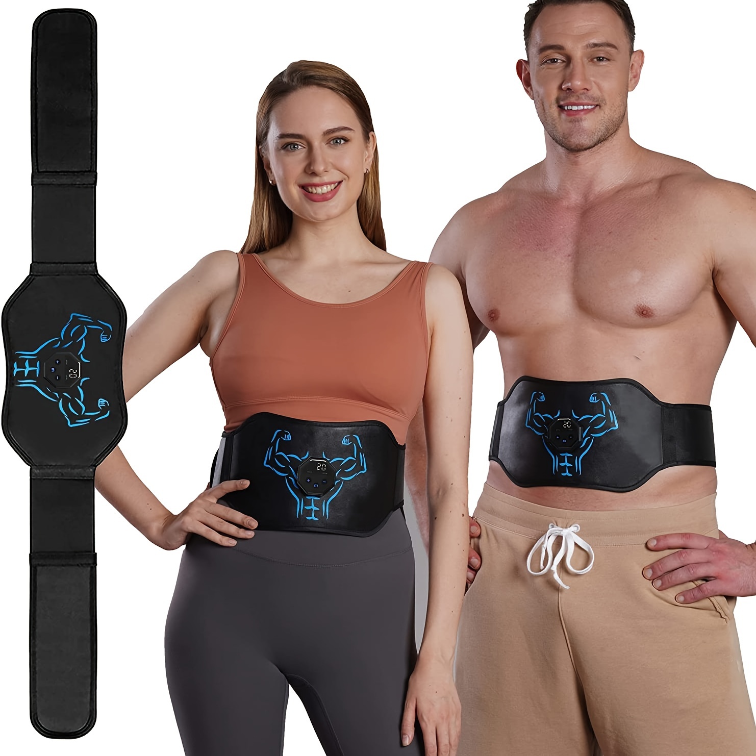 Electric Waist Body Shaper Fat Burning Exercise Weight - Temu Canada