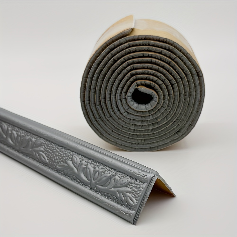 Self Adhesive Baseboard Molding Trim Decorative Wall Lines Peel And Stick Base Foam Wallpaper