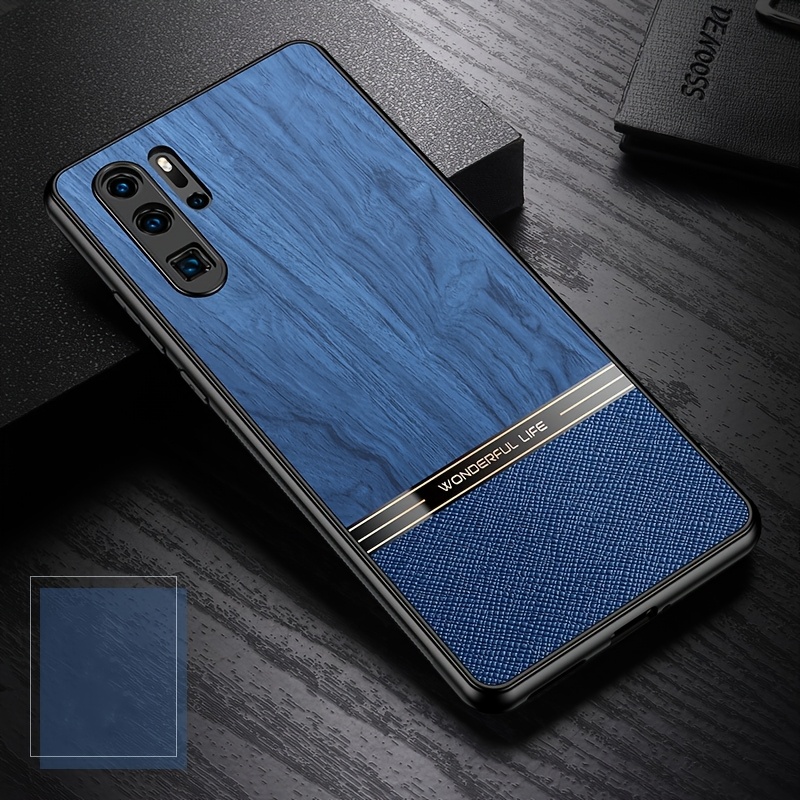 TEMU Phone Case - This Phone Case, Designed For Huawei P60/p60 Pro/p50/p50 Pro/p40/p40 Pro/p30/p30 Pro, Features A New Wood Grain End, A Comfortable