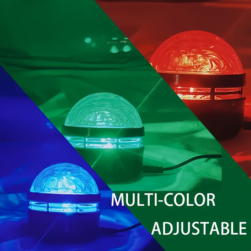 TEMU Northern Lights Projector With Control - Lighting For Bedroom & Game Room, Tabletop Rgb Color Changing Ceiling/fantasy Ambiance (no Laser,
