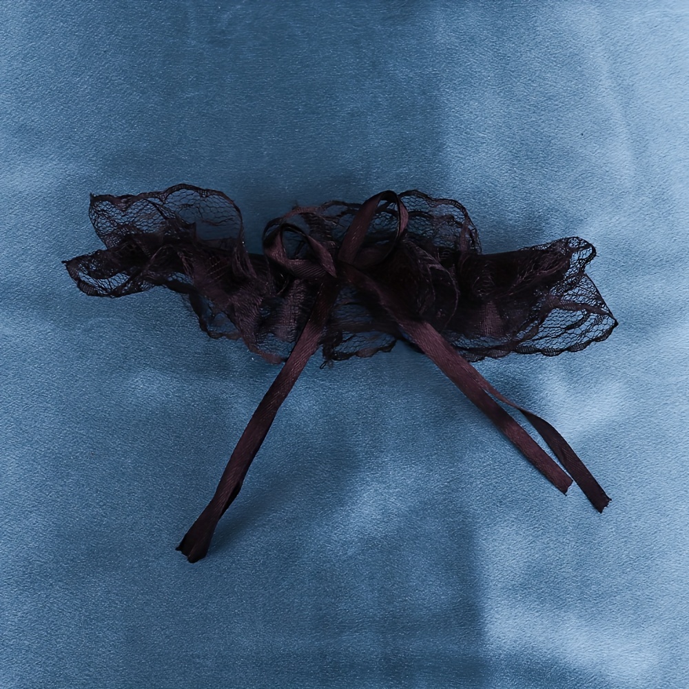 garter belt stockings and 13cm louboutin high heels gina fucked set 1 2 3 4 long lace leg rings bows transparent adjustable