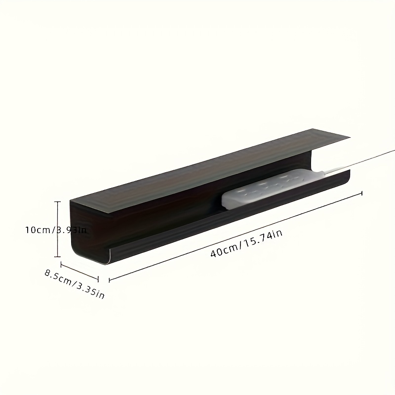 Desk Cable Manasynthetic Gemstoneent Box, Desk Cable Manasynthetic Gemstoneent Tray, Reduce Clutter And Durable Desktop Cable Organizer, Desk Cable Manasynthetic Gemstoneent Kit (black)