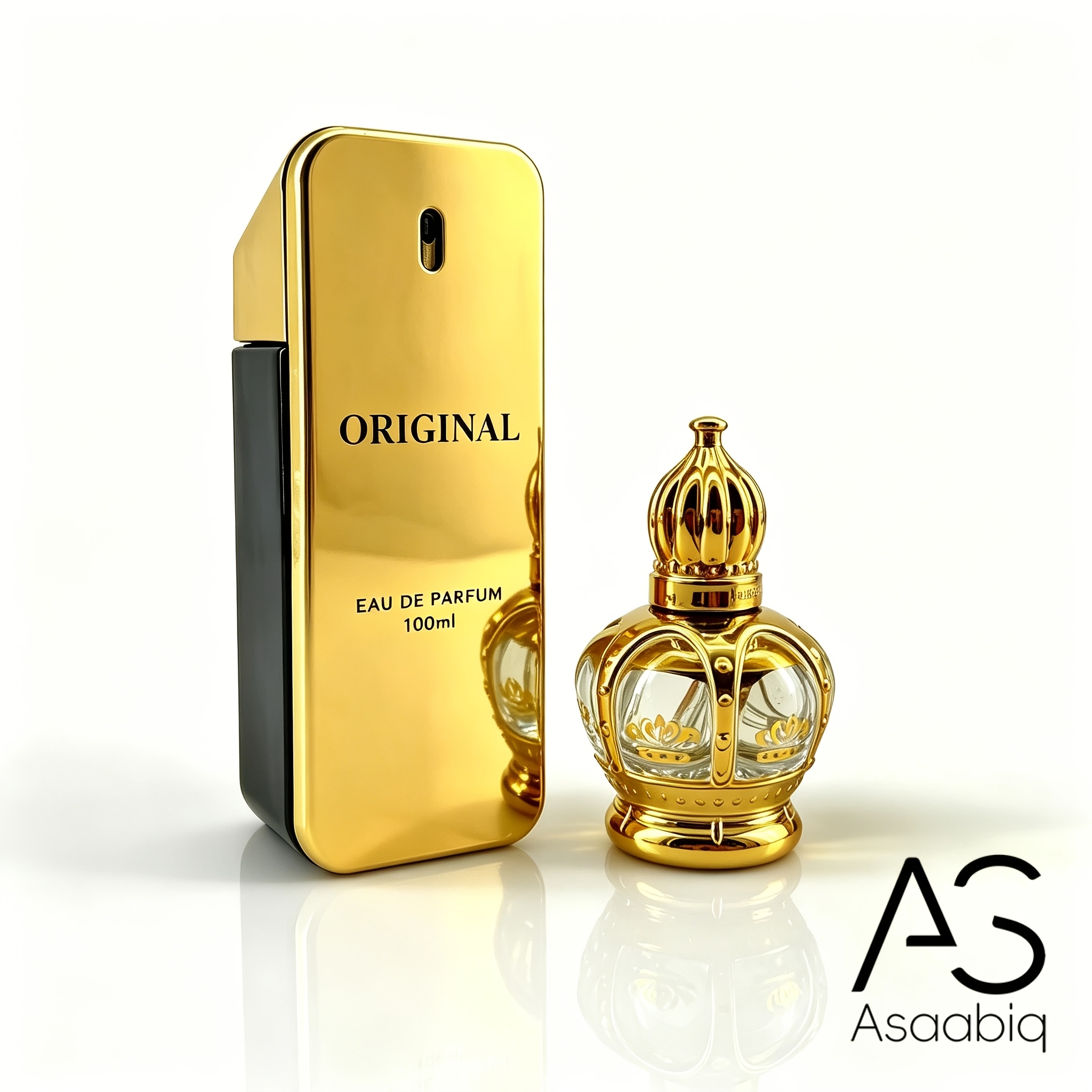 Image of 2pcs Men's Oriental Perfume Set, Citrus Notes, Including 2 Full-size Bottles For Home Use And 2 Portable Fragrances, Long-lasting. Ideal Gift For Christmas, Valentine's Day And Father's Day.