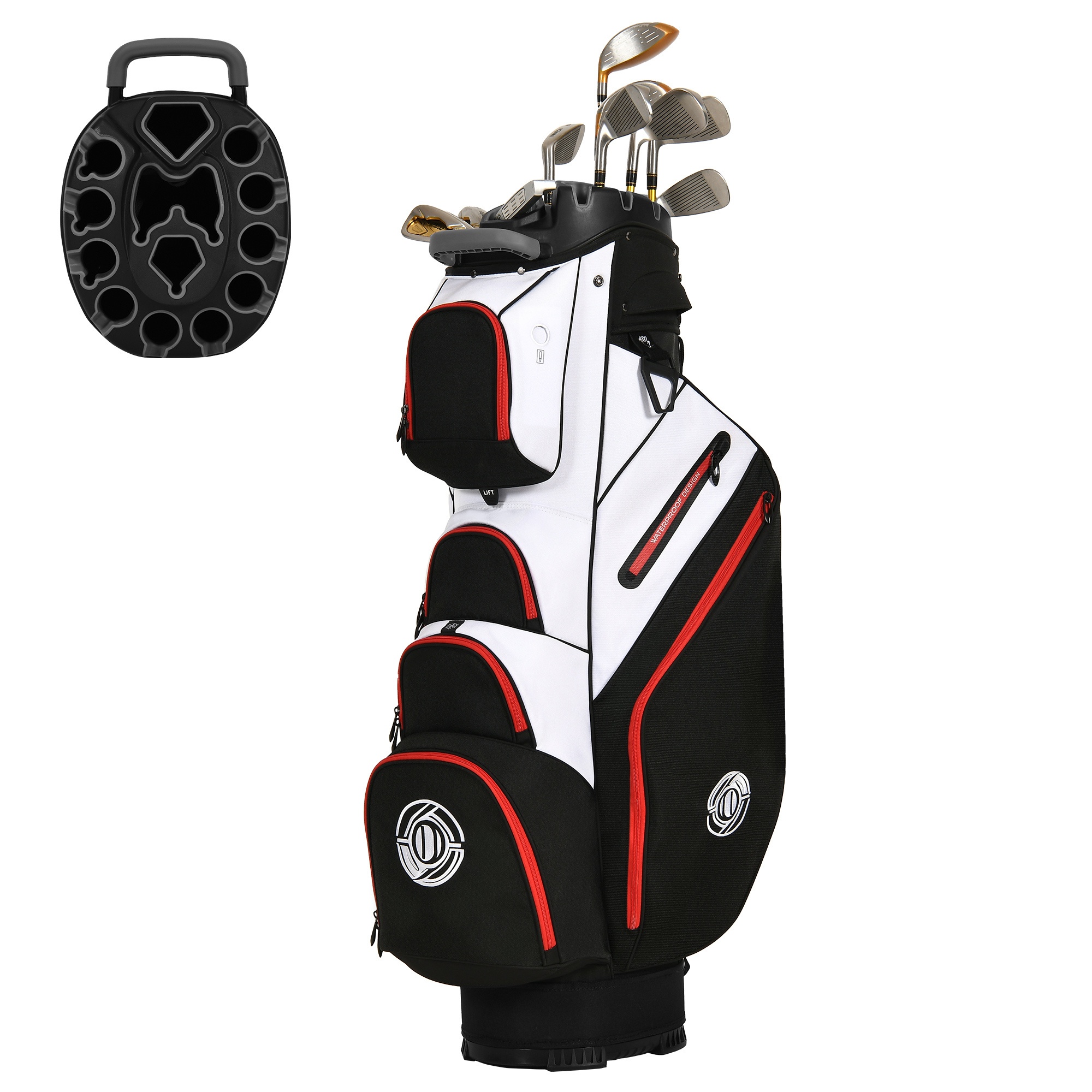 golf bag 14 way top golf cart bag full length Temu