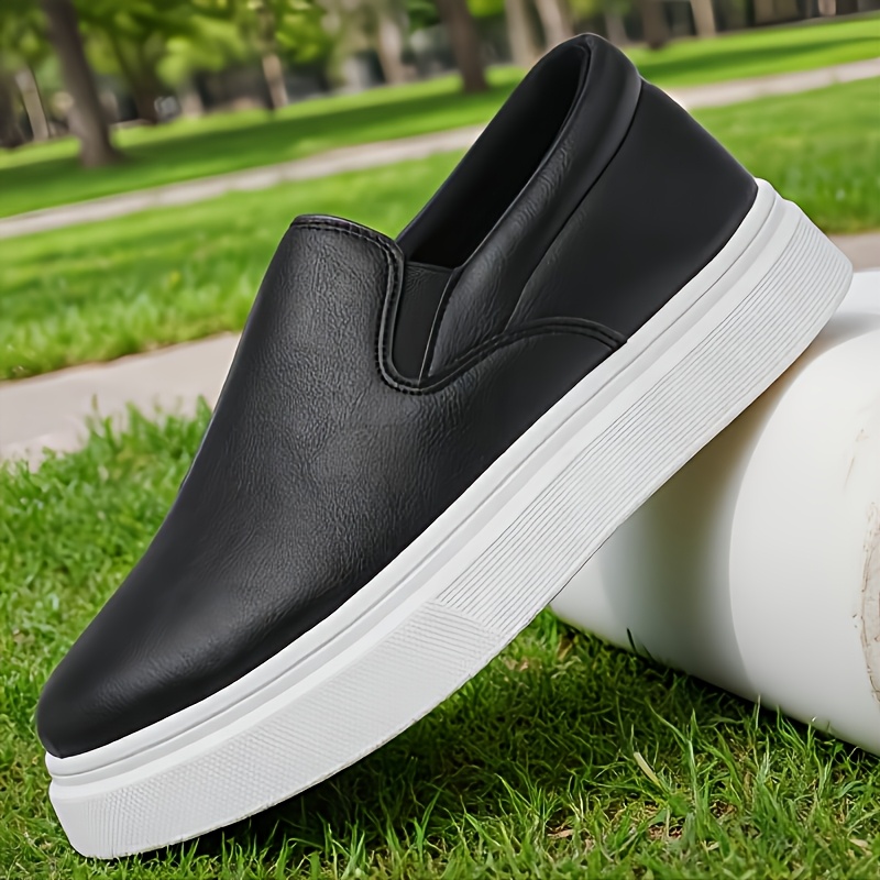TEMU Men's Casual Sneakers, Plus Size Loafers, Low-top Flat Sole Shoes, Trendy And Versatile Casual Shoes For Men, Spring, Autumn