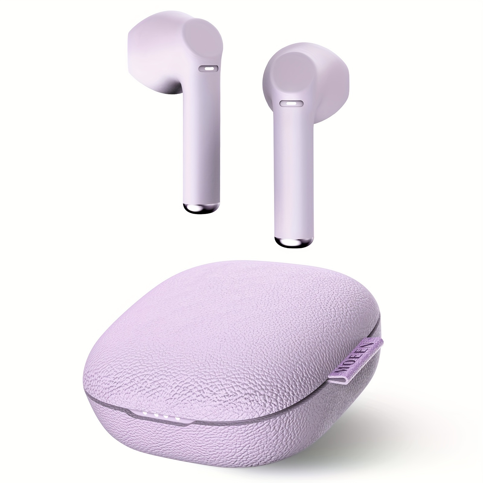 

Wireless Earbuds, Wireless Headphones, Earphones Wireless Usb-c Fast Charge, 5hrs Single Playtime 35hrs Playtime Wireless Earbuds With Running Fitness Commute (purple)