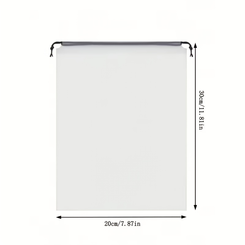 5/10/15/20 piezas Bolsas de malla de almacenamiento semitransparentes, Bolsas con cordón para ropa y almacenamiento de viaje de ropa interior, Bolsas para guardar zapatos, Bolsas para guardar ropa y calcetines