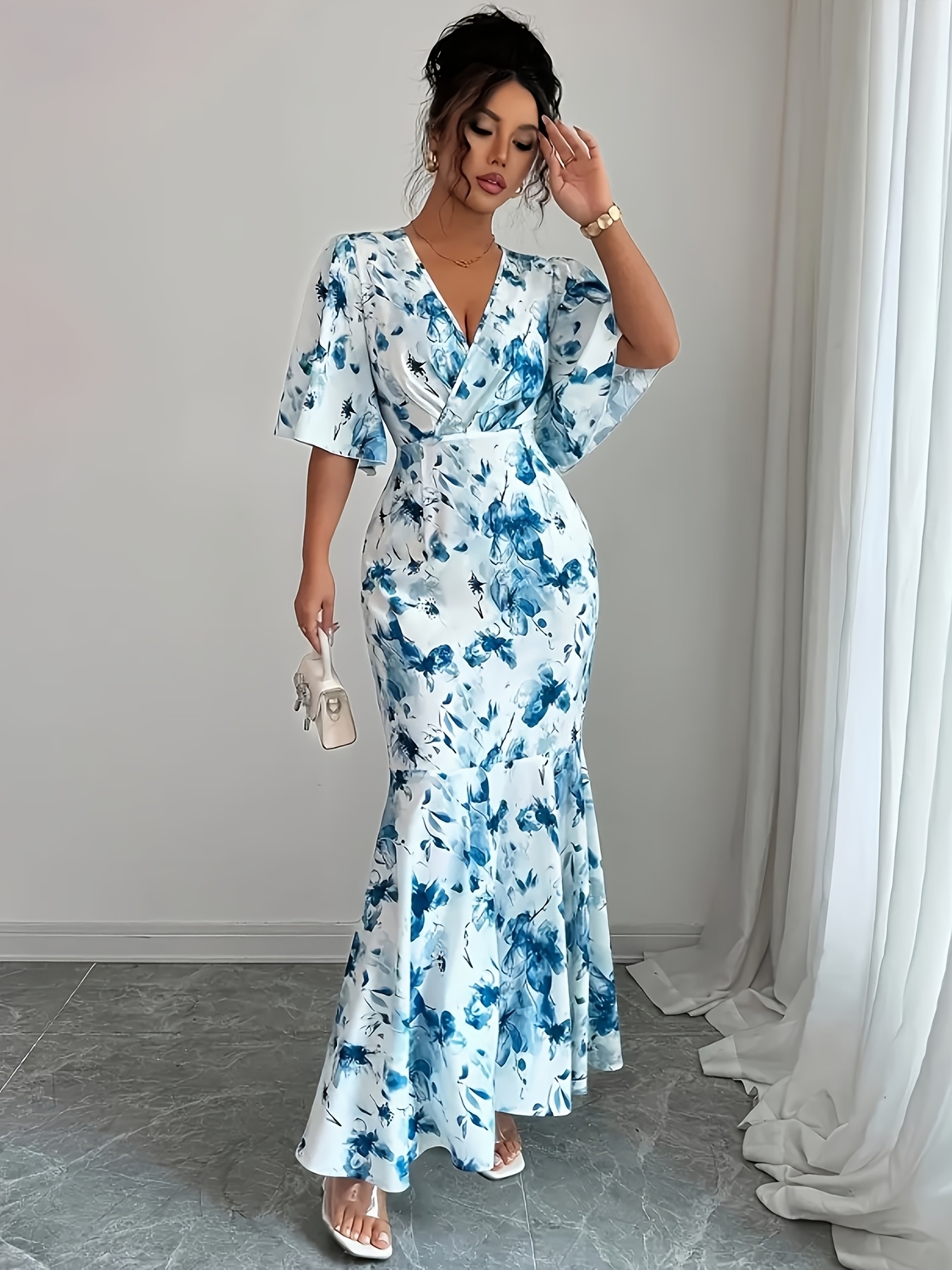 knee length dresses for ladies Faviana main image 0