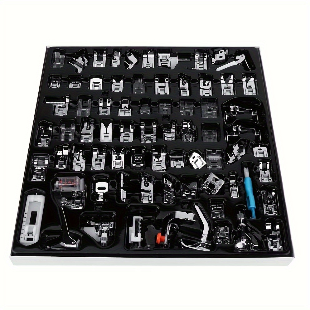 

72pcs Sewing Machine Sewing Foot Presser Foot Professional Presser Feet Set Forbrothersinger Babylock Kenmorelow Shank Sewing Machines Presser Feet Set