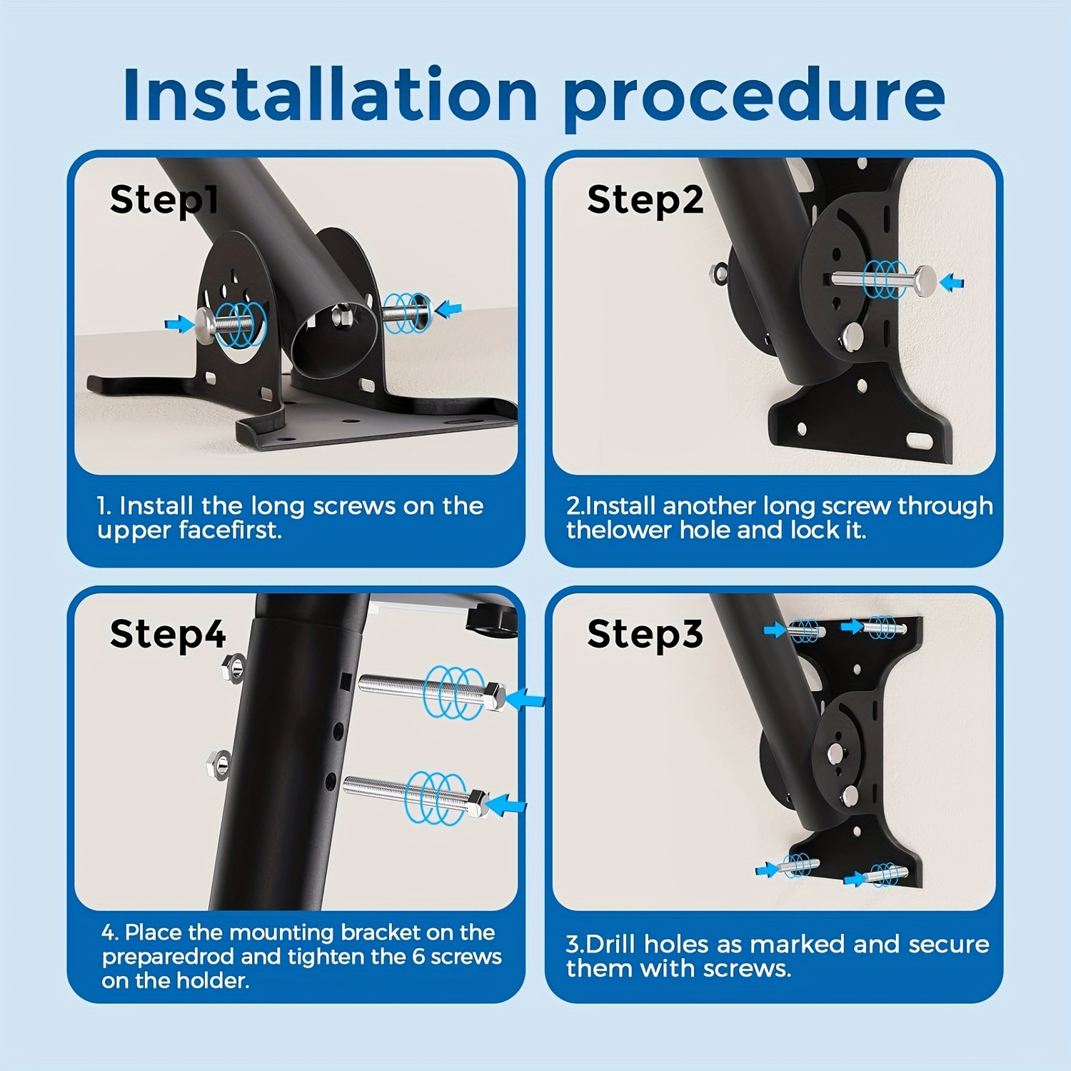 Support mural compatible Starlink Gen 3 - support Starlink V3 - support mural long - compatible support pour poteau - tuyau ajustable étanche pour toit