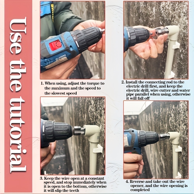 Outil De Filetage Intérieur Pour Tuyau PVC – Acier Au Carbone, Modèle Générique
