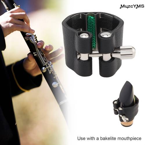 immagine dell'articolo per di clarinetto in cuoio ammortizzante per clarinetto in sib con viti regolabili, chiusura