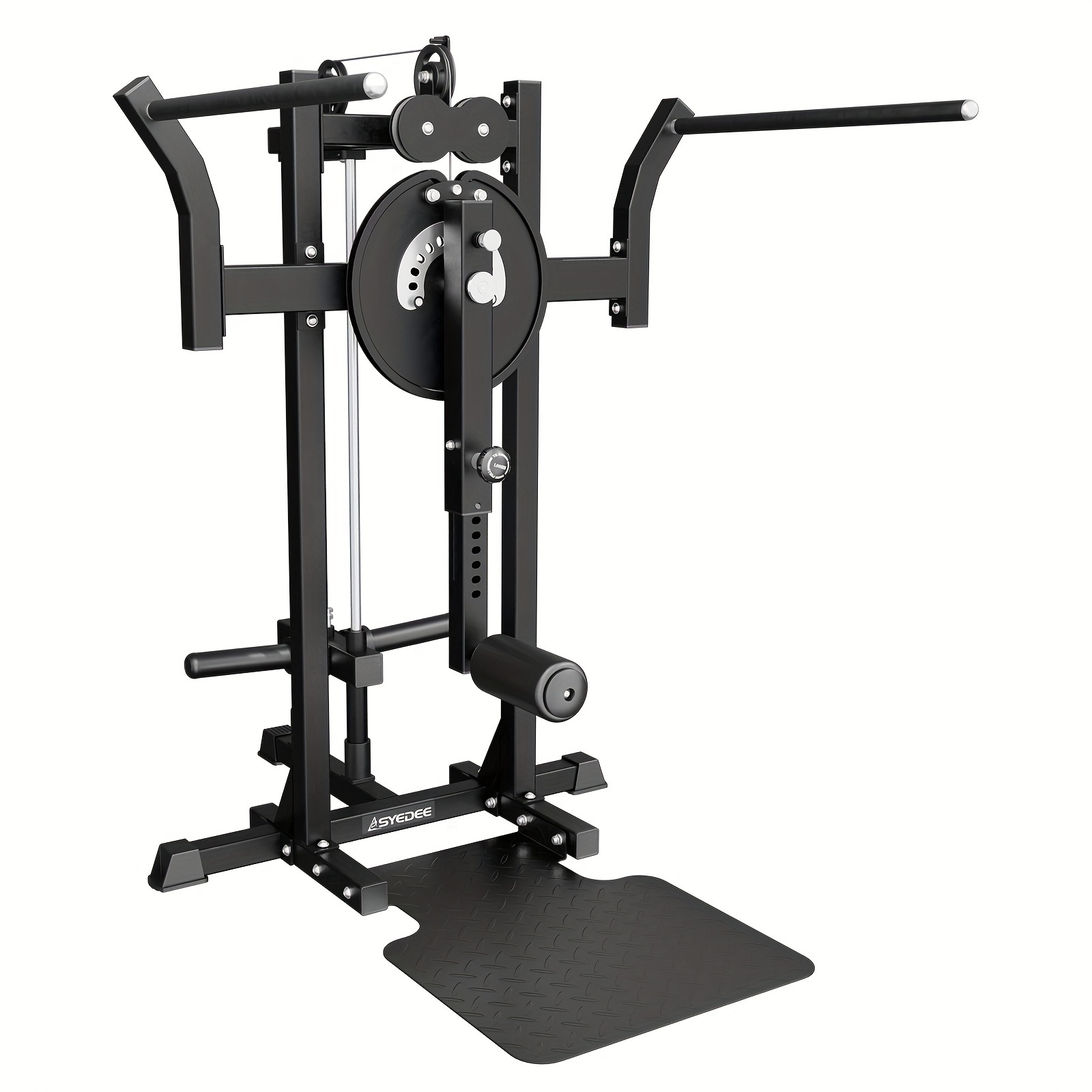 

Leg Machine, Adjustable Standing Hip Training Machine With 9 Height Setting, 450lbs Capacity Plate For Hip Training And Home Gym Exercises