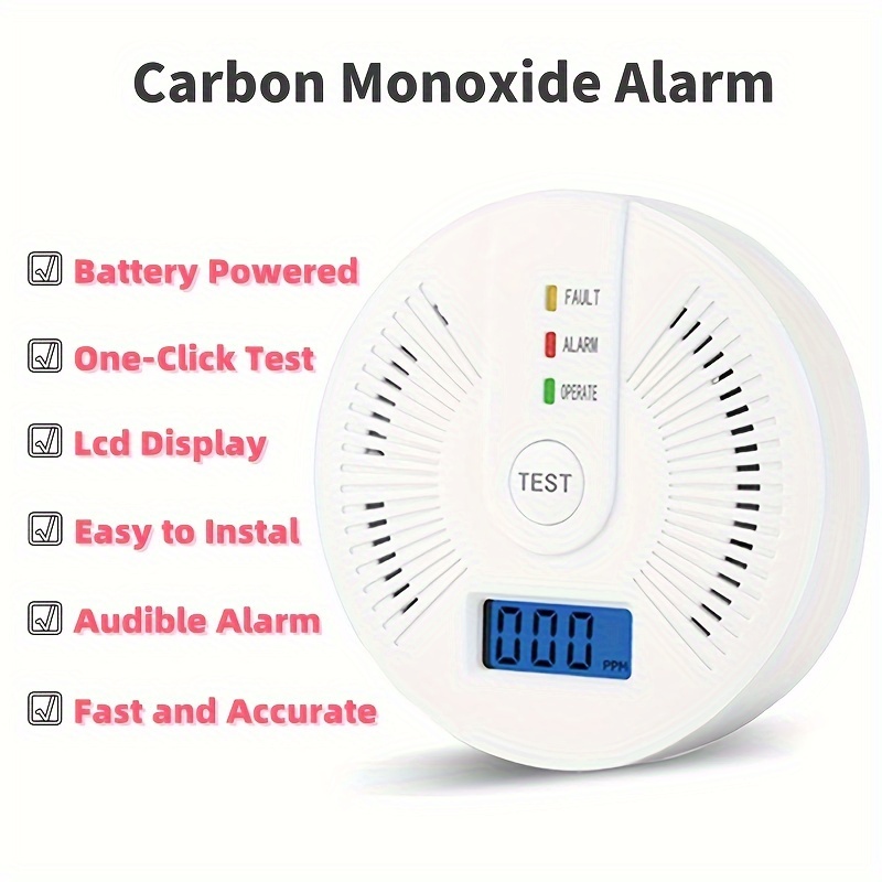 

Battery- Display Co Alarm For -