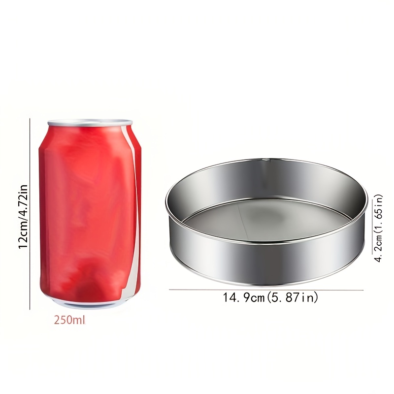 SHAON Stainless Steel Fine Mesh Flour Sifter with Ergonomic Handle and Non-Slip Base - Heavy-Duty Manual Kitchen Tool for Sifting Flour, Powdered Sugar, Cocoa - Versatile Baking Sieve for Cakes, Pies, Bread, Pastries - Durable and Easy-to-Clean 6 SHAON Stainless Steel Fine Mesh Flour Sifter with Ergonomic Handle and Non-Slip Base - Heavy-Duty Manual Kitchen Tool for Sifting Flour, Powdered Sugar, Cocoa - Versatile Baking Sieve for Cakes, Pies, Bread, Pastries - Durable and Easy-to-Clean - Image 6