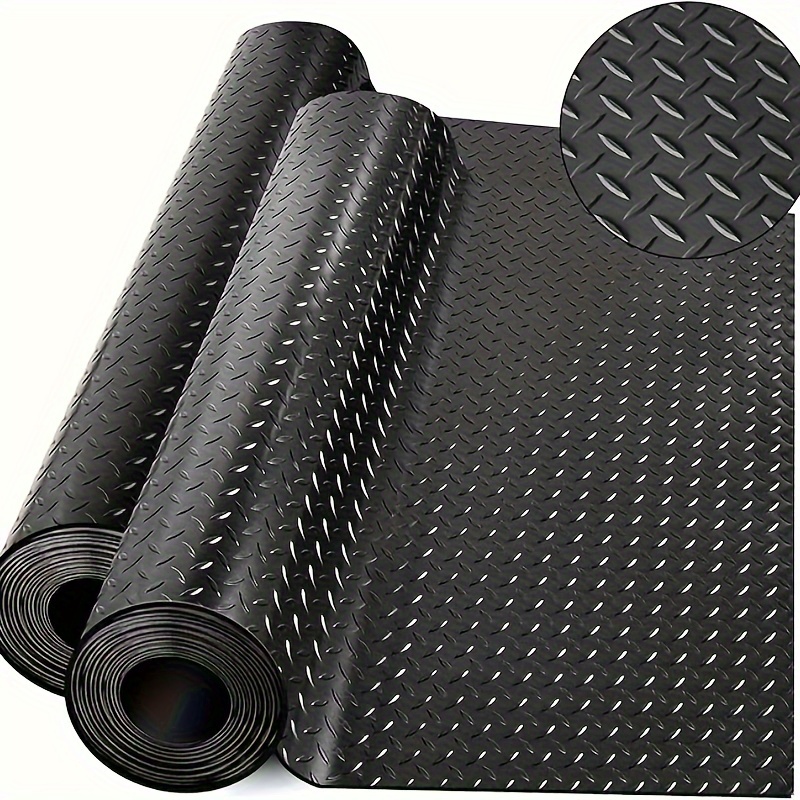 

Heavy-duty Anti-slip Rubber Mat - For Garage, Gym, Warehouse Floors - Vinyl Construction Material, Factory, Rubber Floor Roll