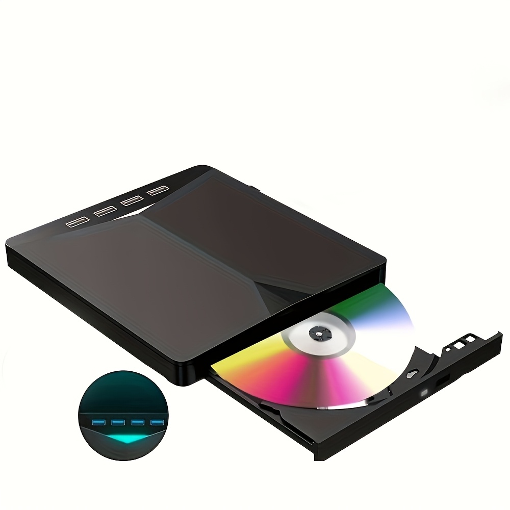 7 in 1 ポータブル 超高速 usb 3.0 cd/dvd ドライブ 簡単に焼き付け
