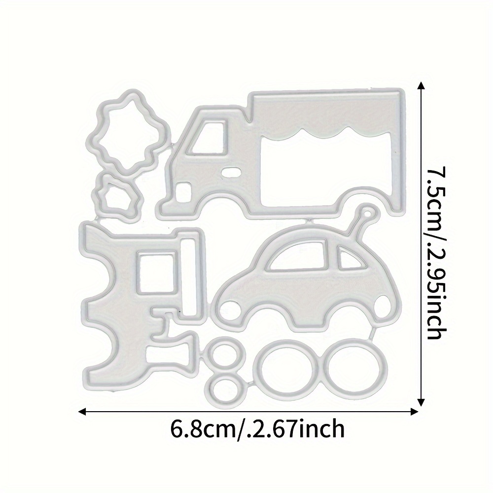 2024 Metal Cutting Dies For Cars - Stencils For Scrapbooking, Crafts, And Carbon Steel Embossing Templates For Paper Card Creation And Album Art Supplies