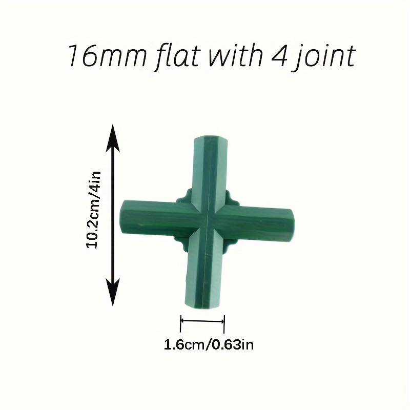 4pcs Support Post Fittings Garden Support Post Connector Plastic Connector Greenhouse Frame Connector Plant Support Stand Gardening Tool