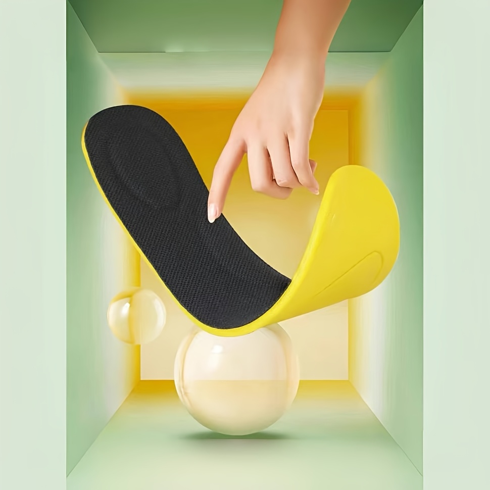 TEMU Par de Plantillas de Espuma con Memoria, Plantillas para Zapatillas Amortiguadoras, Plantillas para Zapatillas de Correr, Plantillas para