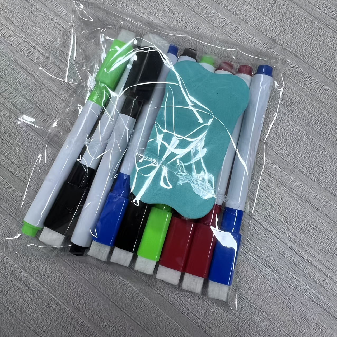 9pcs Multifunctional Whiteboards And 1pc Eraser Random Colors Smooth Writing Office Whiteboard Classroom Blackboard Home Doodle Universal
