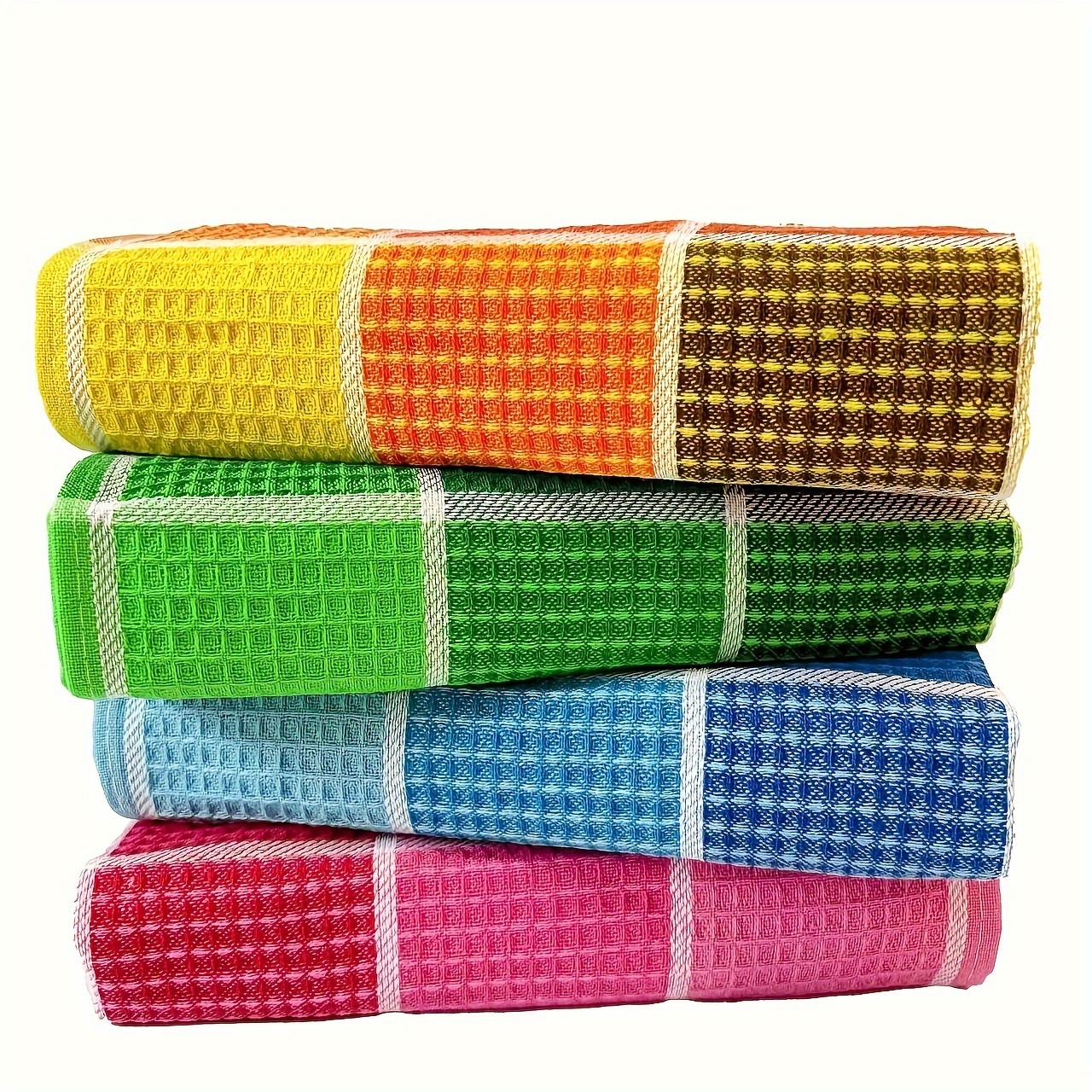 

4pcs Ultra-absorbent Microfiber Kitchen Towels - Quick-dry, Soft & Dish Cloths For Home And Restaurant Use