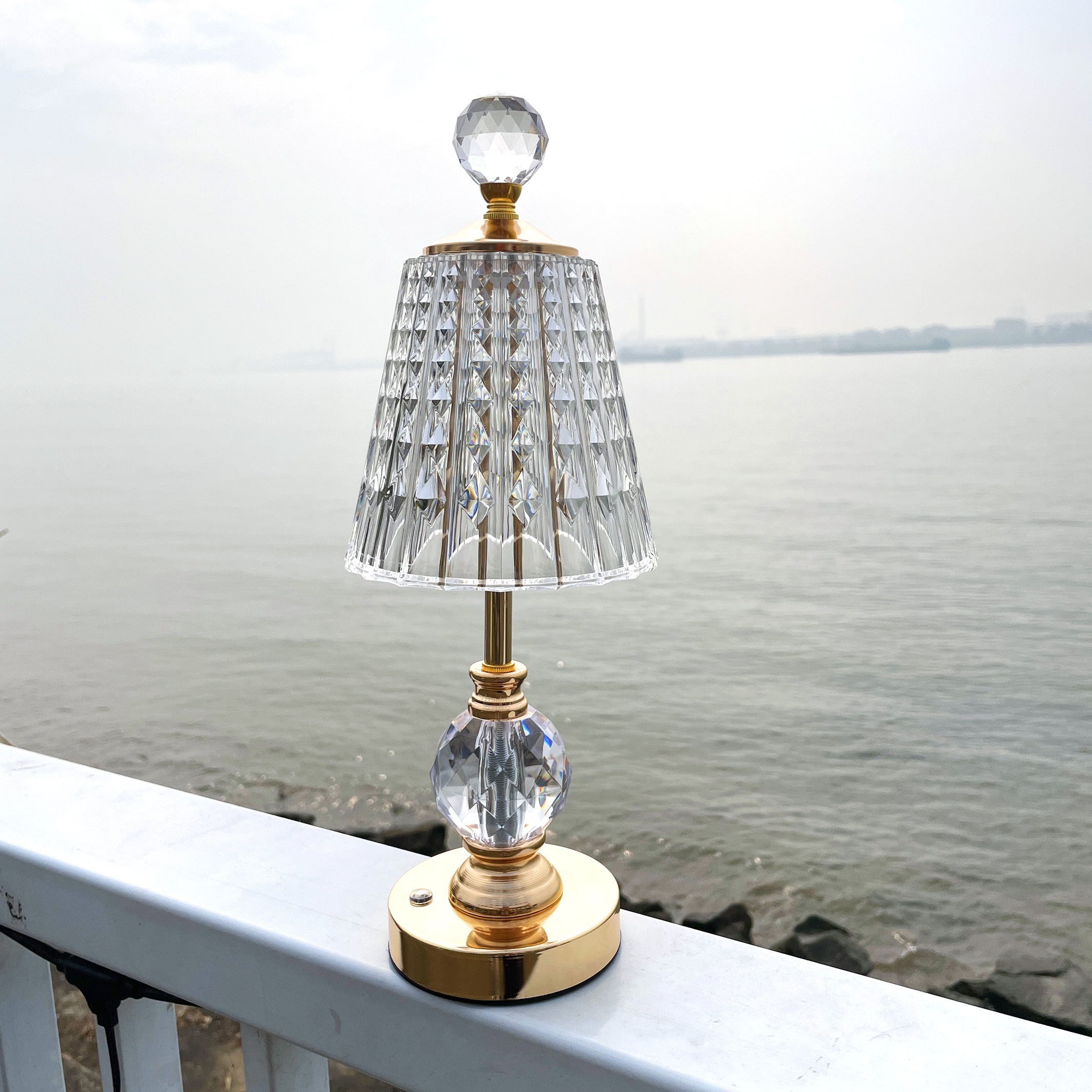Lámpara Led de mesa inalámbrica recargable, moderna, de lujo, para  decoración del hogar, de noche, con