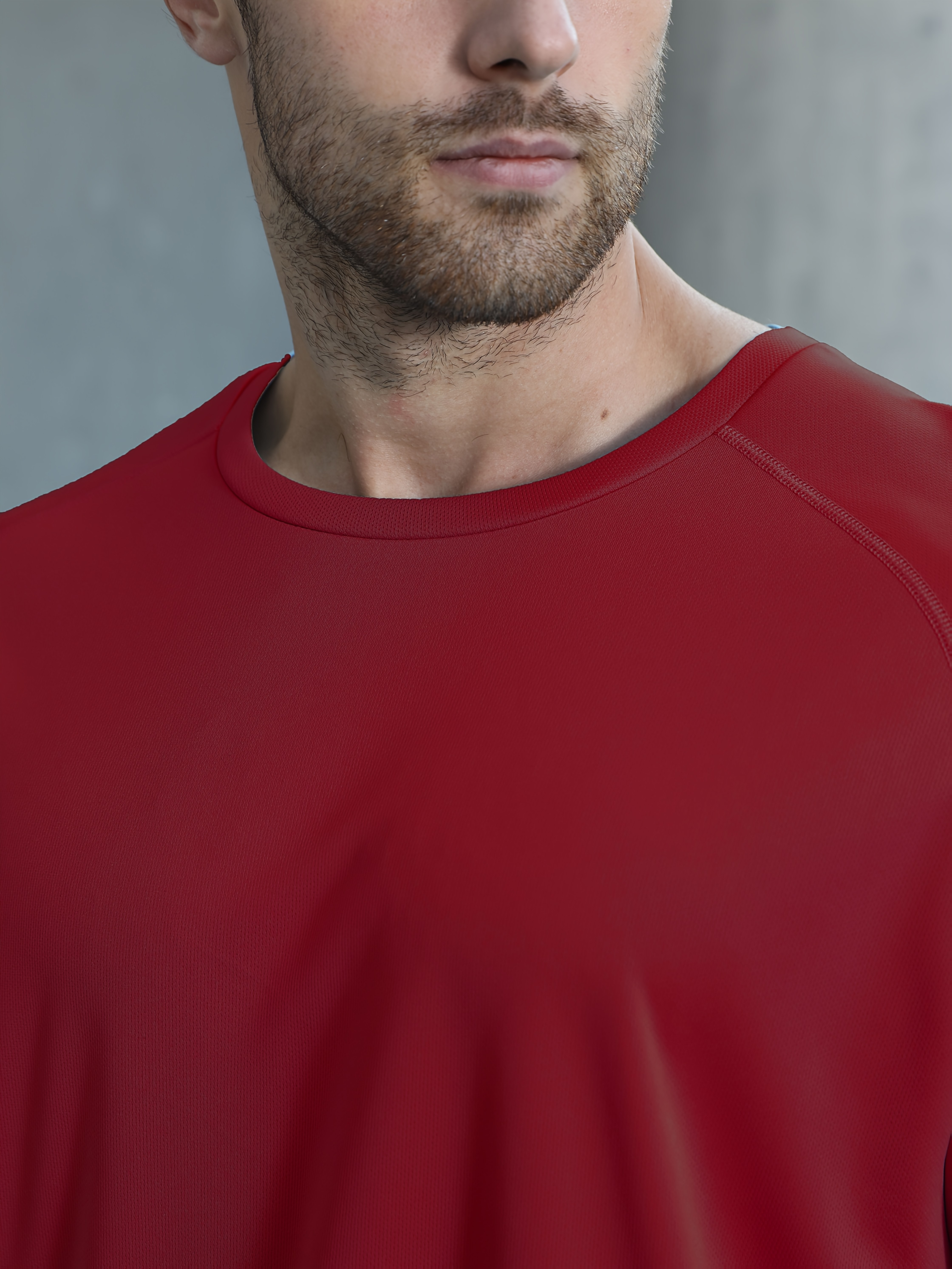 One Piece Plus Size Men's SOLID Short Sleeve Sports T-Shirt, Casual Fashion Tee with 3-Position Print 520, PLUS SIZE