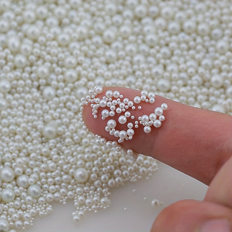 26 Barv 12g 1000 kosov Kroglic (1-3mm Mešano) za Nohtno Umetnost Steklene Mehurčke Kroglice & Kroglični Kompleti DIY Nohti Obrt Dekoracija