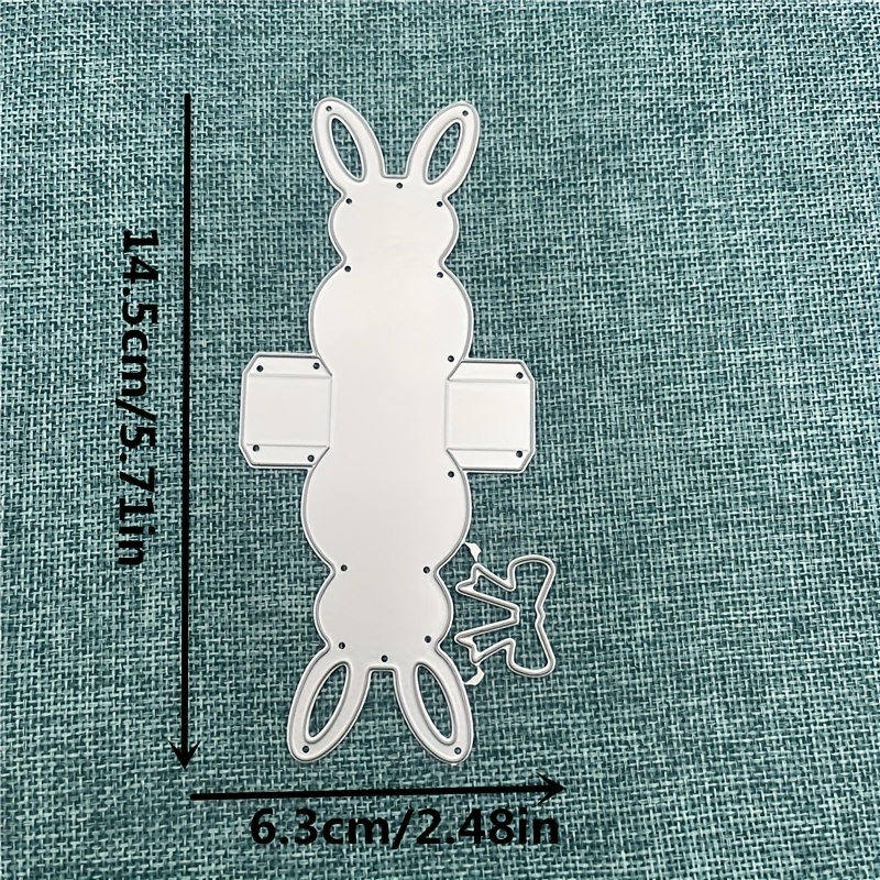 3d Rabbit Box Metal Cutting Dies Stencils For Scrapbooking Decorative Embossing Handcraft Die Cutting Template