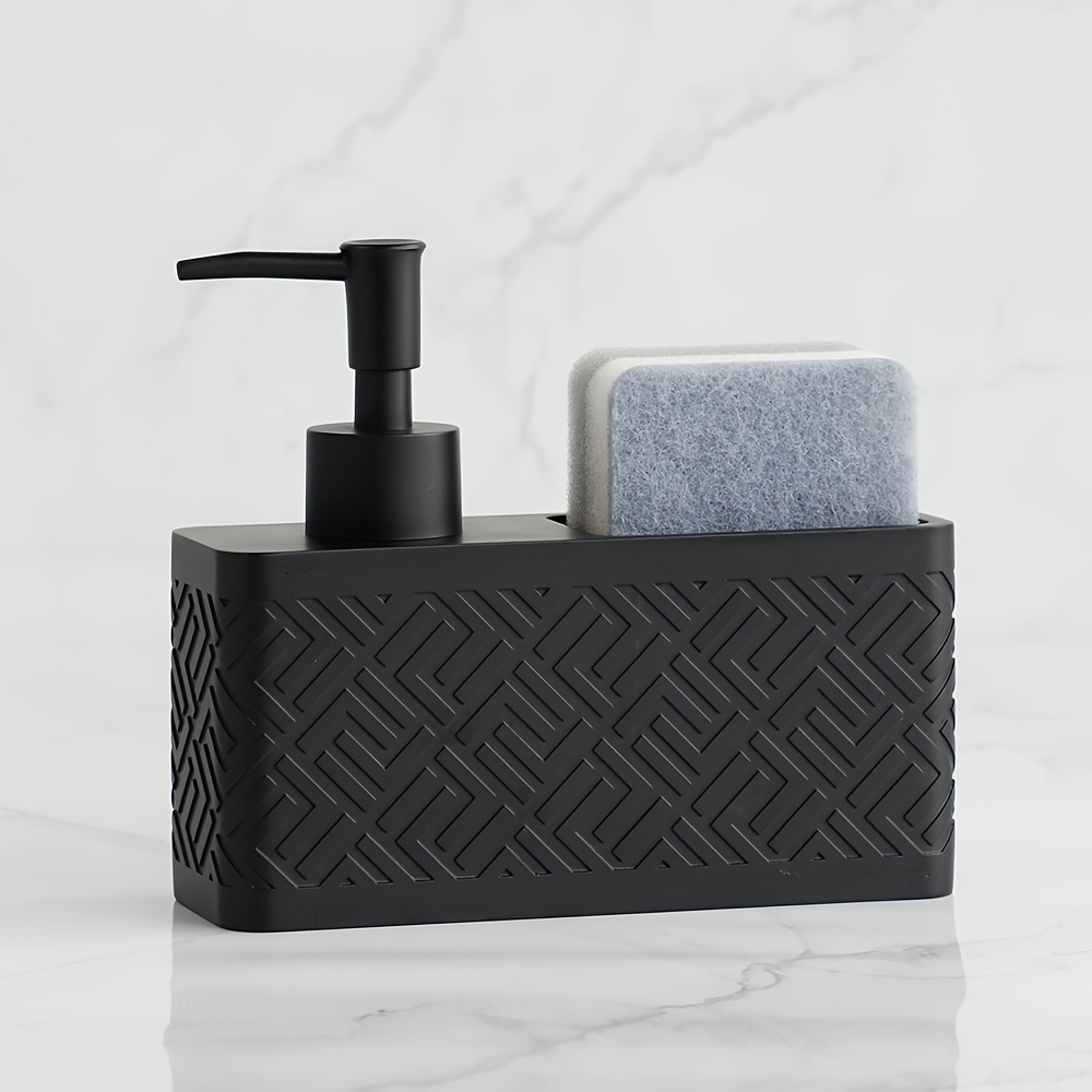 Black Grey Pattern Kitchen Lotion Soap Dispenser Bottles