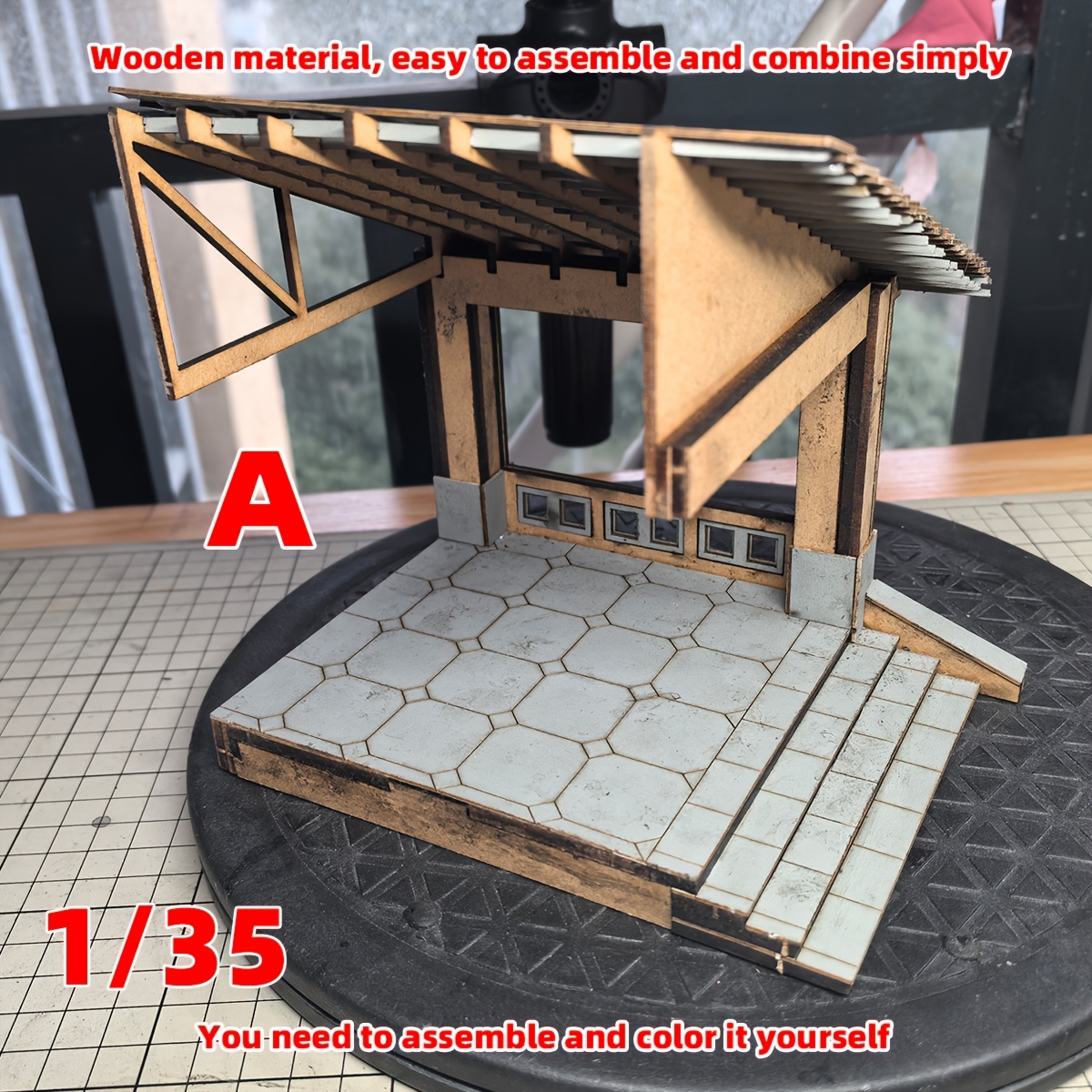 Assembly Architectural Model Sand Table Pavilion Kit