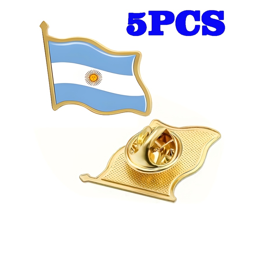 TEMU 1/5 piezas Broche con Pin de Argentina