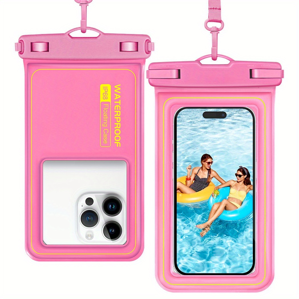 floating waterproof phone pouch lanyard universal waterproof